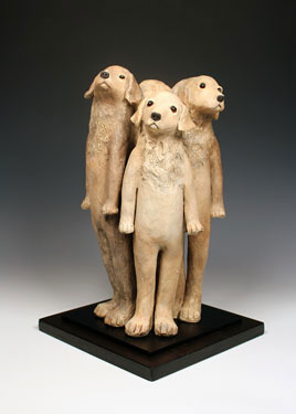 Florence Chik Lau, Quartet, Clay Sculpture